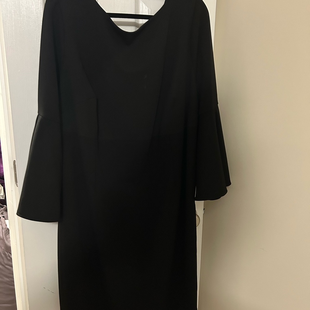 Betsey Johnson Black Long Sleeve Dress